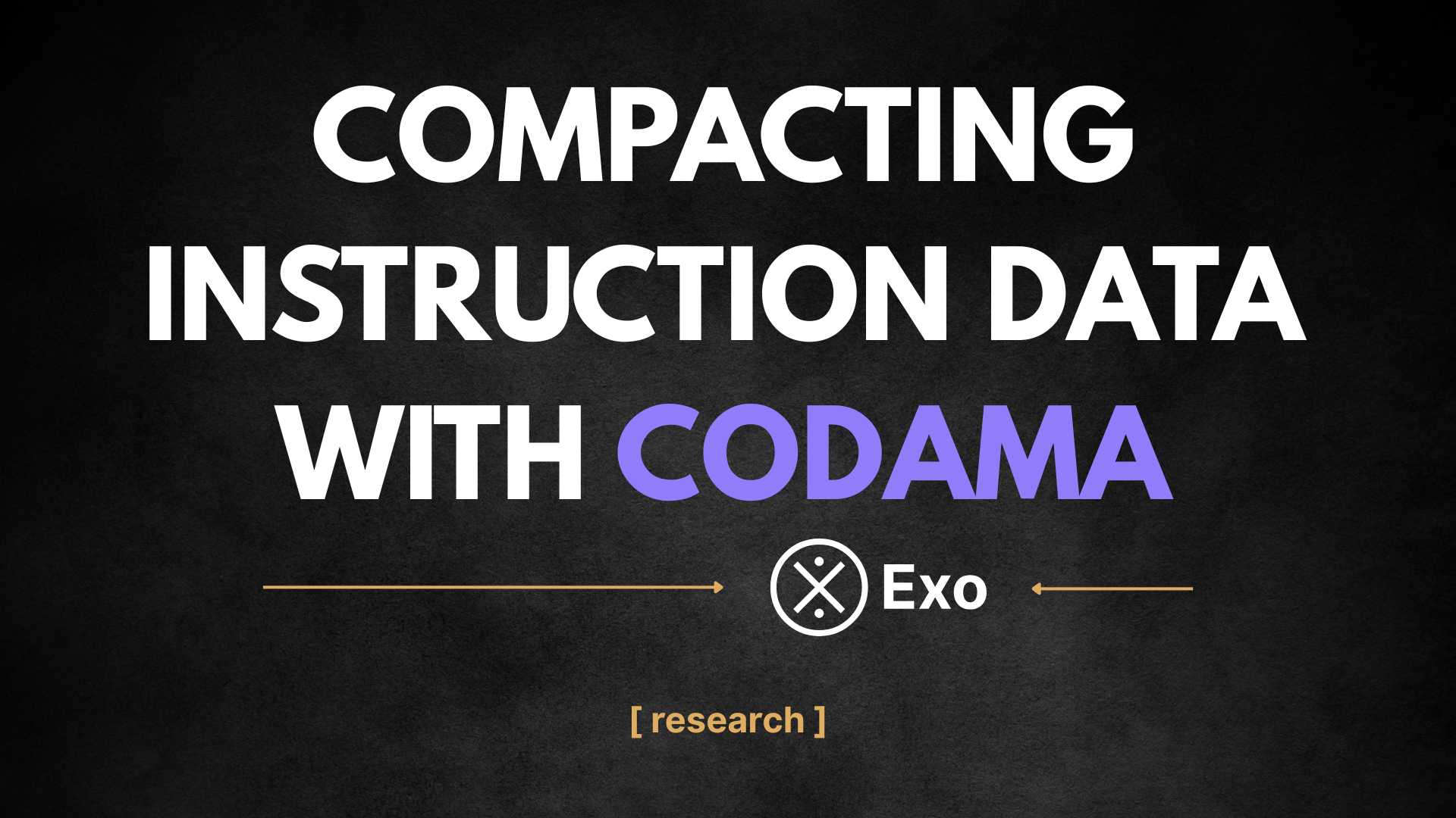 Compacting Instruction Data with Codama